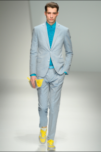 Vibrant solid colors will be in for men in Spring & Summer 2013.